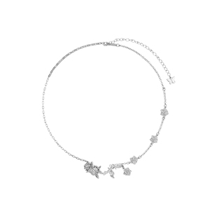 STUGAZIThron Rosy Chain Necklace不规则荆棘玫瑰项链高级感颈联