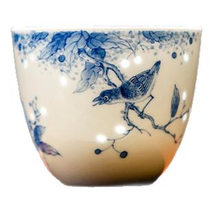 富玉窑「笑口常开」景德镇陶瓷茶杯主人杯高端个人专用品茗杯单杯