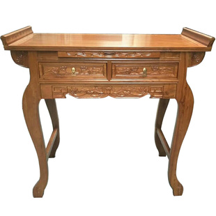 实木供桌供台神台家用榆木财神桌供佛桌佛台佛龛贡桌香案条案简约