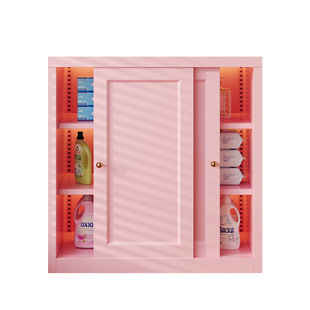 洗衣柜阳台矮柜储物柜家用组合现代简约铁艺防晒阳台置物柜收纳柜