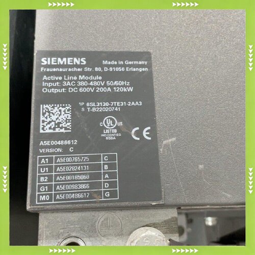 【问价】6SL3130-7TE31-2AA3  120KW   西门适用