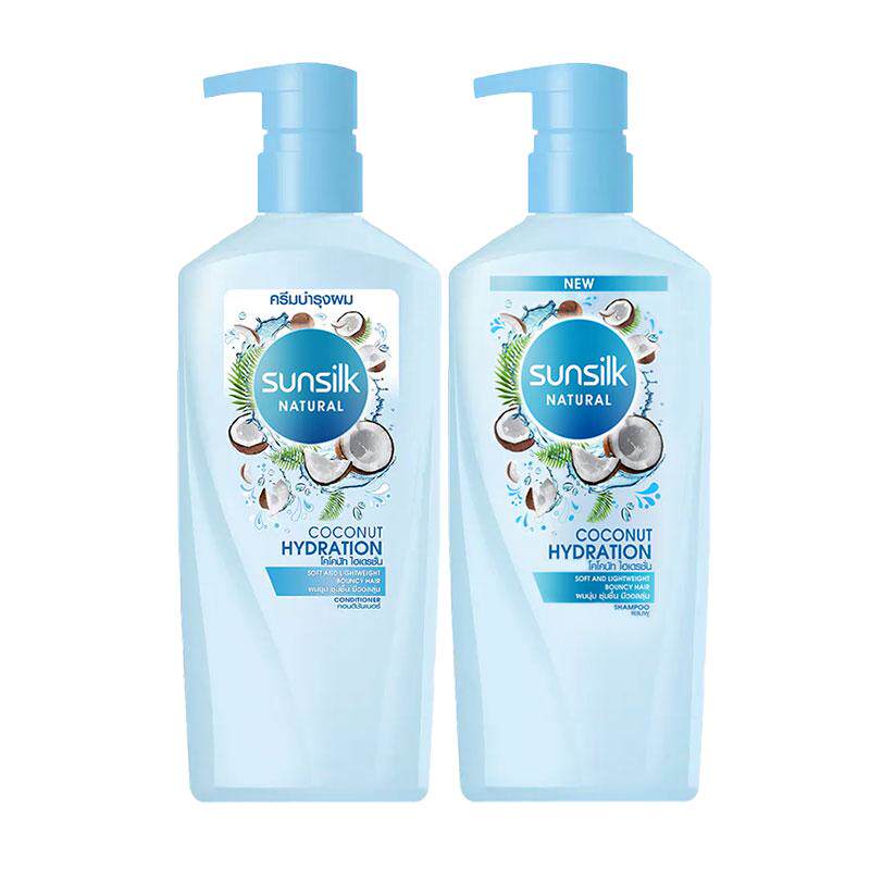 【自营】泰国sunsilk夏士莲洗发水450ml深层控油椰子味清洁修复