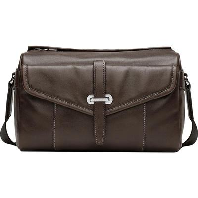 金利来新潮复古休闲单肩包男真皮挎包头层牛皮男包简约轻奢斜挎包