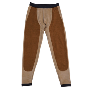 兄华加绒加厚高腰保暖裤98769大贴片加绒男士驼绒保暖裤秋裤棉裤