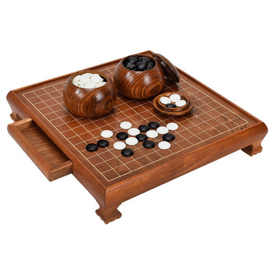 御圣五子棋实木套装玉石儿童学生