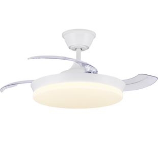 佑家隐形风扇灯36英寸餐厅卧室变频房间吊扇灯led风扇吊灯电扇灯