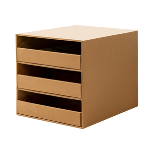 桌面收纳盒办公室资料档案分类置物架桌上多层大容量文件整理盒子