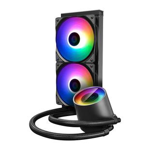 九州风神冰堡垒360 240水冷散热器CPU一体式水冷套装argb白色冷排