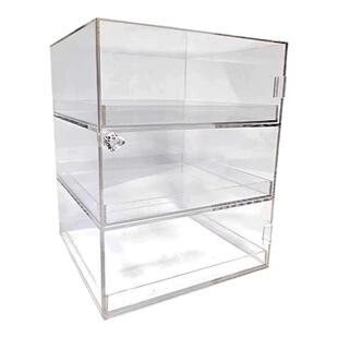 有机玻璃透明亚克力冷餐展示架面包蛋糕展柜桌面收纳盒多层置物架