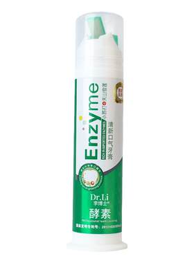 李博士益生菌按压牙膏酵素亮白