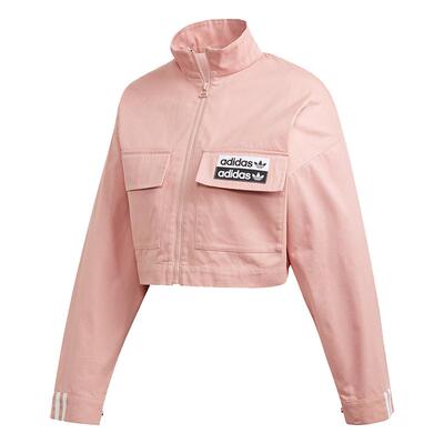 Adidas/阿迪达斯正品 春季新款三叶草女子时尚休闲短款外套ED7418