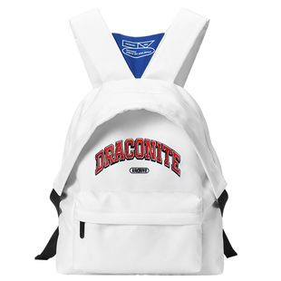 DRACONITE2026年新款白色迷你双肩包轻便通勤背包校园大学生书包