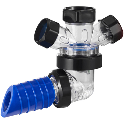 90度45度墙排下水器洗衣机专用防臭下水管防返臭神器防溢三通接头