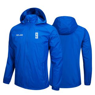 KELME卡尔美足球风雨衣男训练服外套防风防泼水户外跑步运动风衣