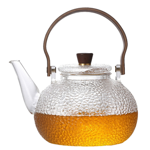 高硼硅玻璃煮茶壶电陶炉明火炭火烧水壶茶水分离大容量围炉煮茶器