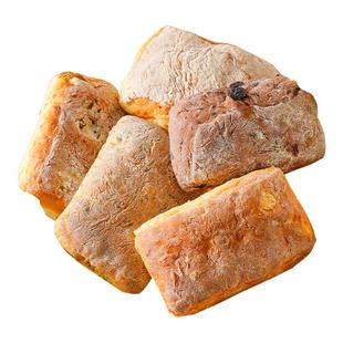 【全麦恰巴塔面包】帕尼尼无加蔗糖减汉堡胚脂肥饱腹多口味早代餐