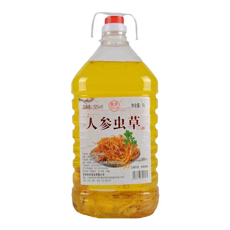 桶装人参虫草酒纯粮度