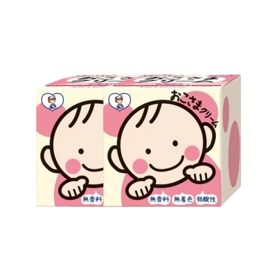 日本TOPLAN婴幼儿童面霜 宝宝润肤霜 保湿滋润护肤霜 110g*2