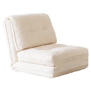 懒人沙发可躺可睡无腿落地飘窗沙发单人双人榻榻米沙发奶油风新款