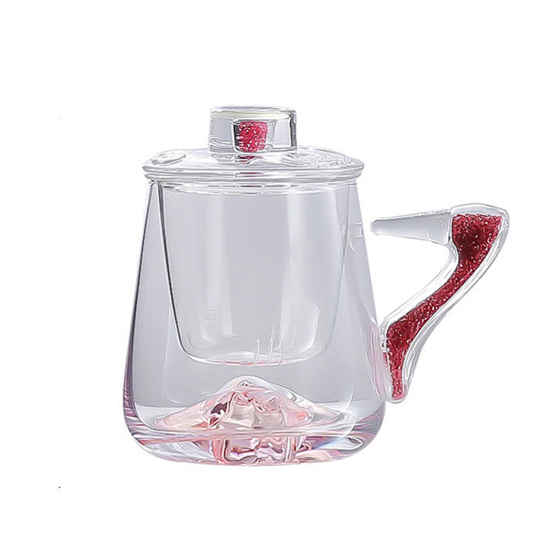 高档耐热玻璃杯水杯泡茶杯子