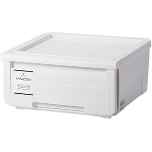 日本进口天马翻盖式收纳箱河马口衣物整理箱衣柜储物箱玩具收纳盒