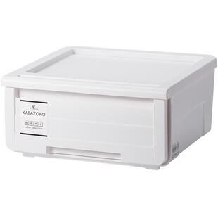 日本进口天马翻盖式收纳箱河马口衣物整理箱衣柜储物箱玩具收纳盒