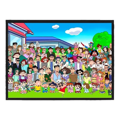 蜡笔小新全家福拼图1000片