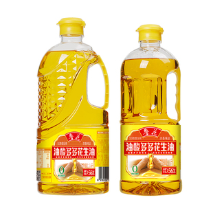 鲁花油酸多多花生油1L/1.6L 高油酸花生食用油粮油月子油宝宝辅食