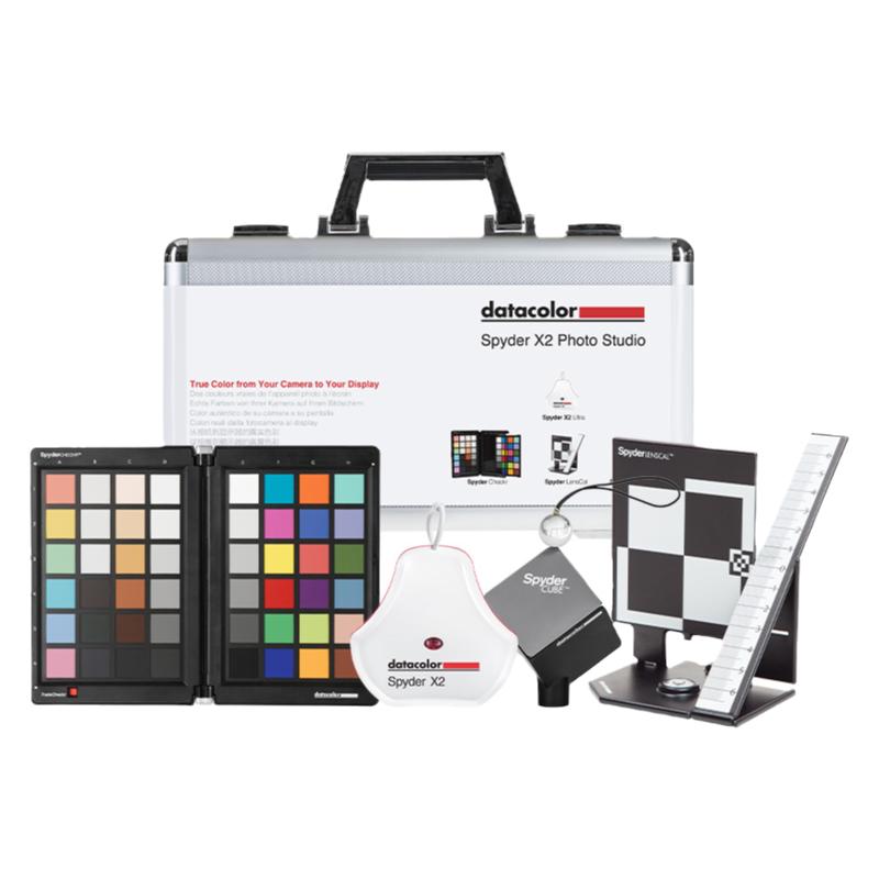 datacolor德塔顏色SpyderX2 PhotoStudio攝影套裝顯示器紅蜘蛛校色儀+48色校色卡+立方灰卡+調(diào)焦蜘蛛