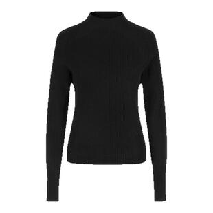 MESUX米岫冬季新品山羊绒黑色高领打底毛衫女MLWUE434