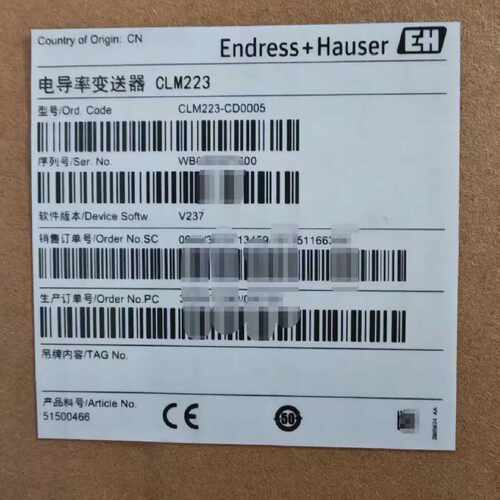 【议价-可维修】 ENDRESSHAUSER CLM223-CD00 /均有货