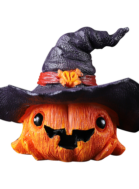 万圣节南瓜帽子摆件儿童房间装饰