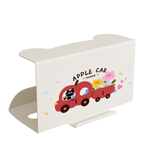 镜柜下纸巾盒悬挂纸巾收纳盒厨房餐巾抽纸盒家用壁挂倒挂纸抽盒