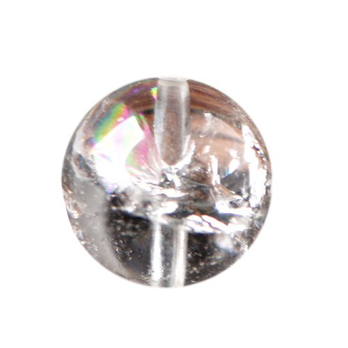 天然7A白阿赛散珠子DIY手工串珠配珠隔珠多宝手串饰品配件串珠