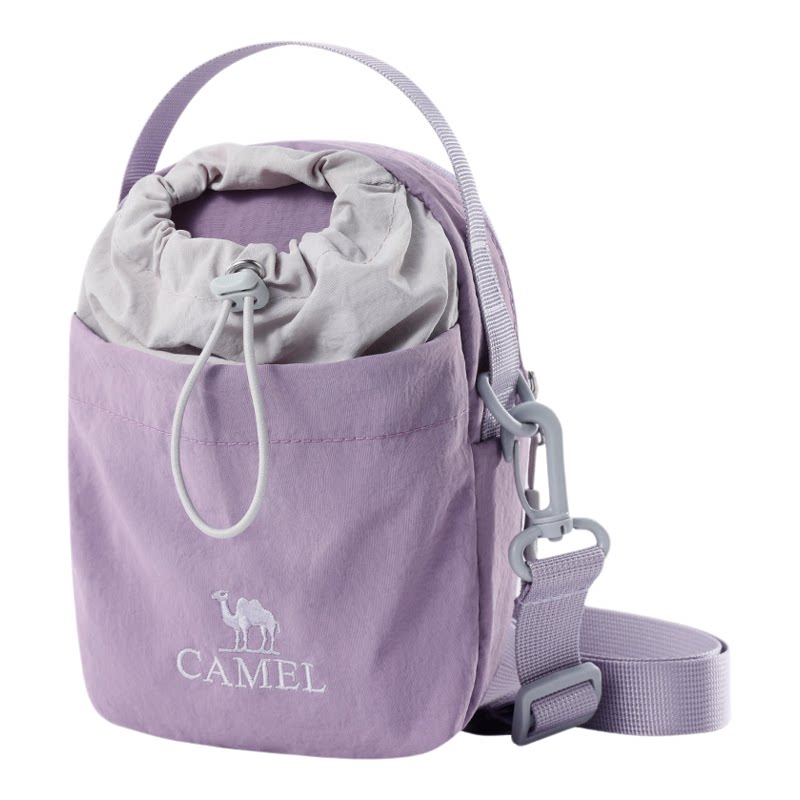 骆驼斜挎包时尚轻便户外徒步单肩斜挎手机包女包便携轻量化水壶包