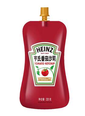 亨氏番茄沙司番茄酱0脂肪家用小包装薯条意面三明治手抓饼专用酱