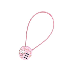 电动车密码锁挂锁小锁小型锁头车筐链子锁车篮行李箱储物柜可爱