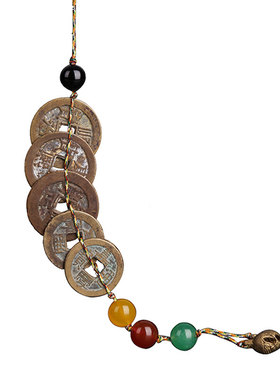 真品古帝钱挂件五帝钱