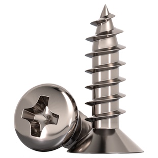 国标TA2纯钛盘头伞头沉头大扁头平头圆头十字自攻螺丝钉M3M4M5mm