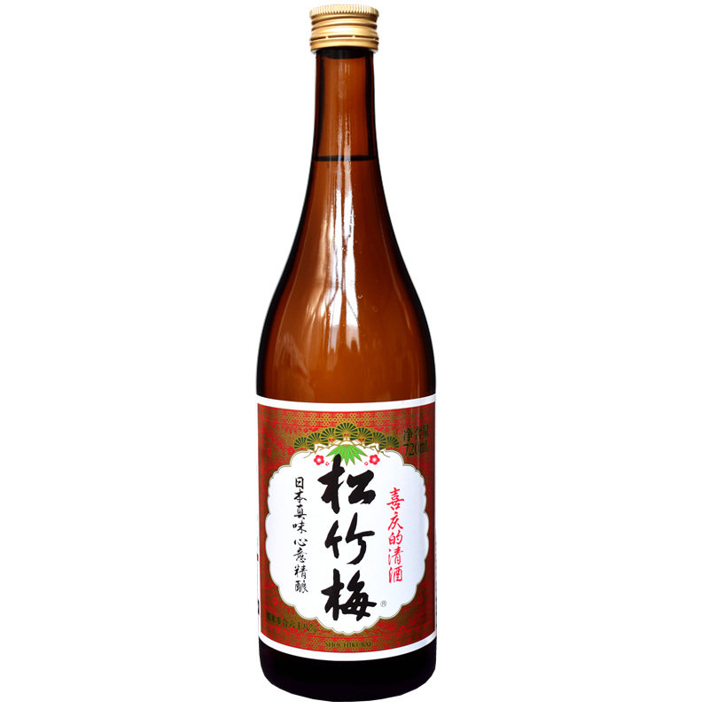 松竹梅清酒日本takara石榴低度