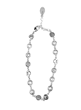 s.deer个性酷感微笑链条手链饰品