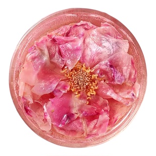 【高品质】冻干墨红玫瑰  重瓣玫瑰花茶墨红玫瑰花食用玫瑰50g/罐