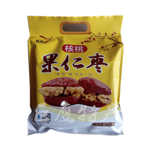 巨鹰果仁枣500g陕西特产零食榆林枣夹核桃仁夹大枣子独立包装食品