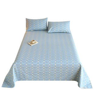 加厚老粗布床单单件纯棉床单笠被单三件套2025年夏季新款四季通用