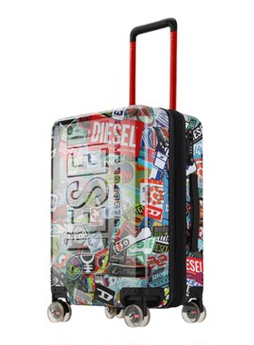 DIESEL涂鸦万向轮密码旅行箱