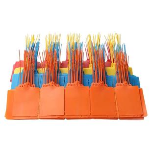 物流吊牌挂签一体式标签卡仓库标识挂牌快递单编织袋标记扎带塑料