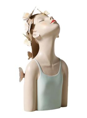 简约现代样板间女孩房飘窗摆件