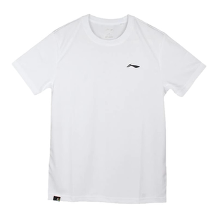 李宁速干短袖男夏季T恤2026新款休闲圆领凉感透气吸汗半袖男装