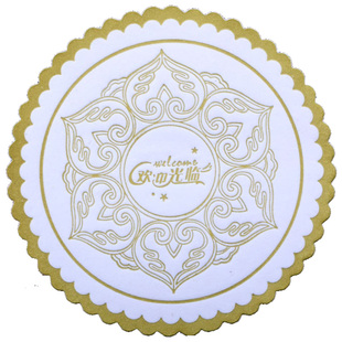 酒店一次性吸水杯垫纸质定制纸垫漱口杯子垫子宾馆专用烟灰缸垫纸