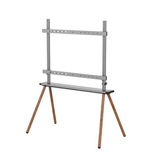 恩利普电视机落地支架卧室客厅立式现代简约挂架实木通用艺术展架